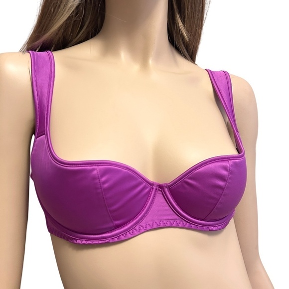 L' Agent Provocateur Garter Belt & Bra Sexy Matching Lingerie Stretch Satin - Picture 4 of 15